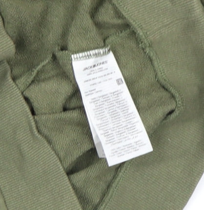 Boys UK Size 164 JACK & JONES Green Pullover Hoodie