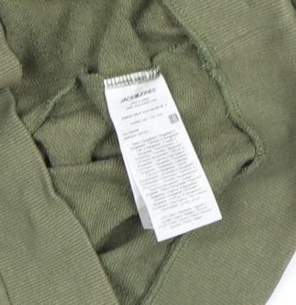 Boys UK Size 164 JACK & JONES Green Pullover Hoodie