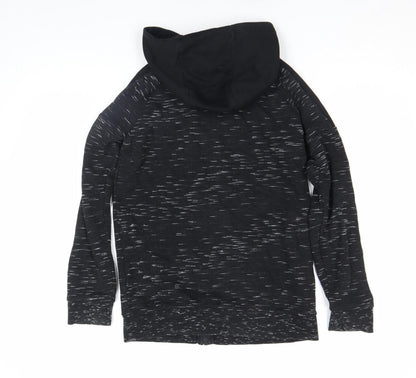 Boys UK Size 12-13 Years F&F Black Full Zip Hoodie