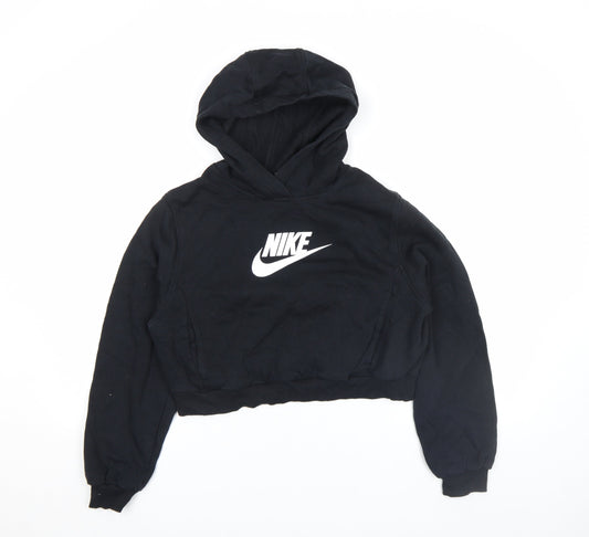 Girls UK Size XL Nike Black Pullover Hoodie
