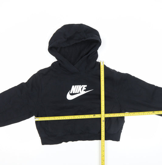 Girls UK Size XL Nike Black Pullover Hoodie