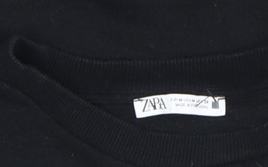 Womens UK Size M Zapa Black Pullover Sweatshirt
