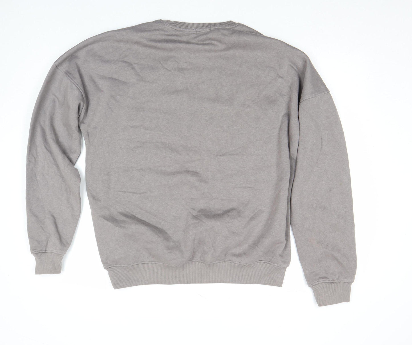 Womens UK Size M PRETTYLITTLETHING Grey Pullover Sweatshirt