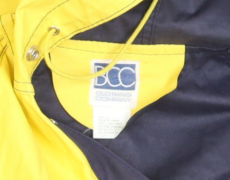 Womens UK Size L BCC Clothing Company Yellow Rain Coat