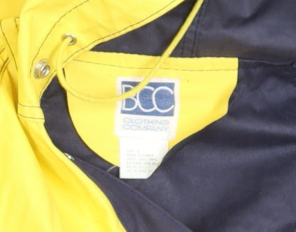 Womens UK Size L BCC Clothing Company Yellow Rain Coat
