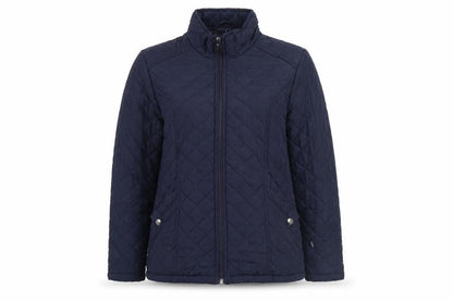 Womens UK Size 12 DASH Blue Quilted Coat