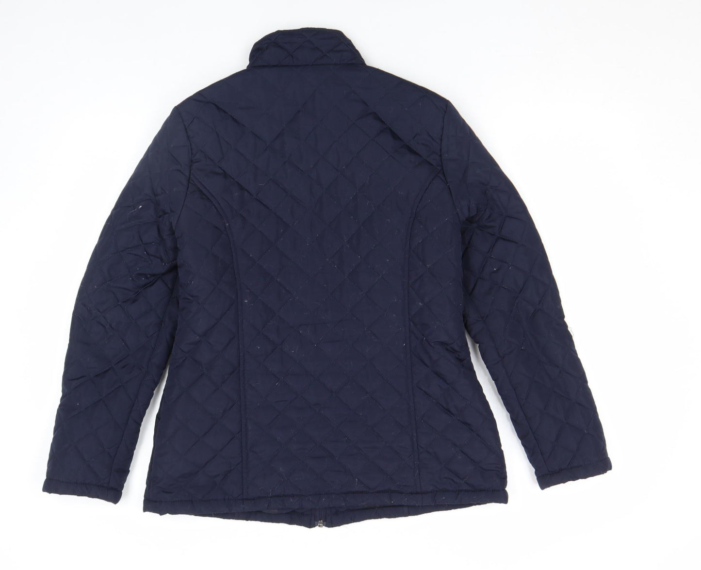 Womens UK Size 12 DASH Blue Quilted Coat