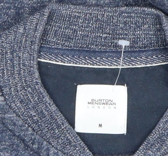 Mens UK Size M Burton Menswear London Blue Bomber Jacket