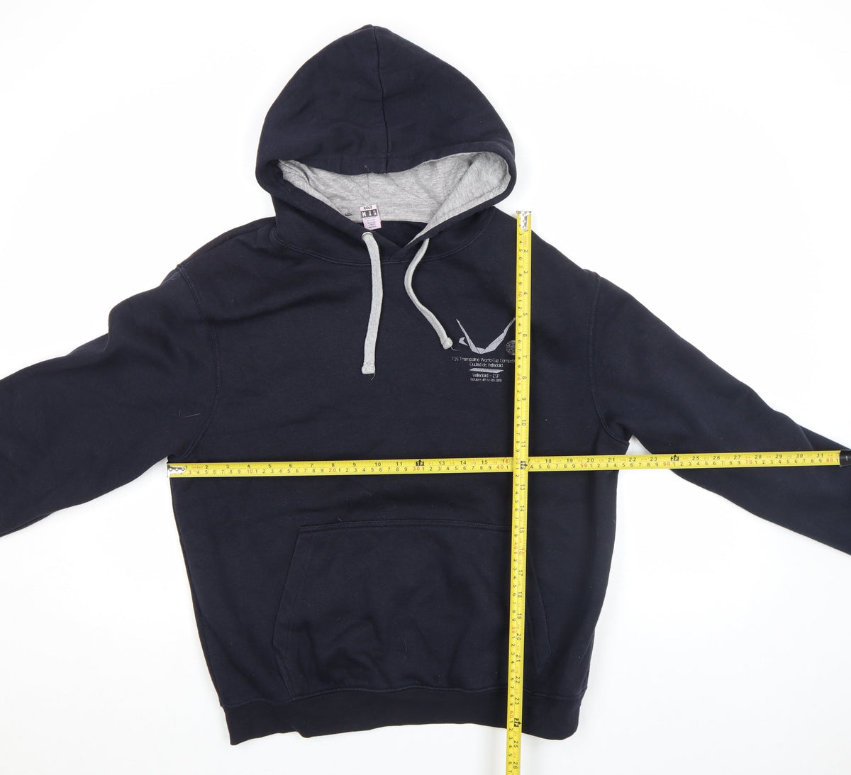 Mens UK Size M Roly Blue Pullover Hoodie