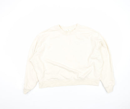 Womens UK Size M Acne Studios Beige Pullover Sweatshirt