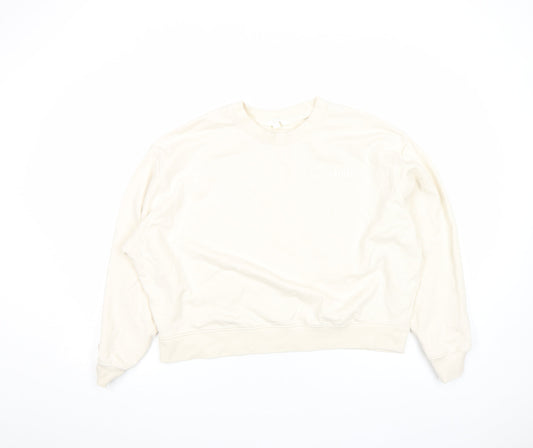 Womens UK Size M Acne Studios Beige Pullover Sweatshirt