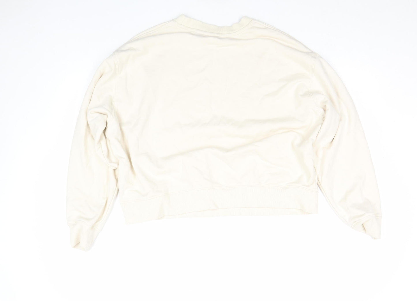 Womens UK Size M Acne Studios Beige Pullover Sweatshirt