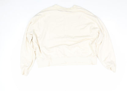 Womens UK Size M Acne Studios Beige Pullover Sweatshirt