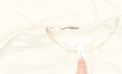 Womens UK Size M Acne Studios Beige Pullover Sweatshirt