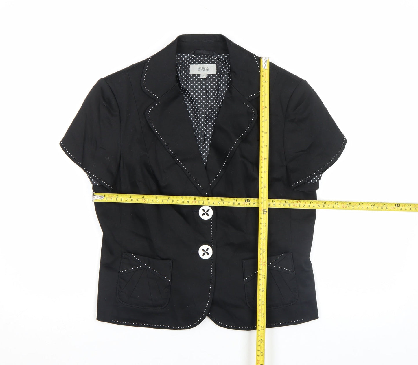 Womens UK Size 14 Marks and Spencer Regular Black Suit Set