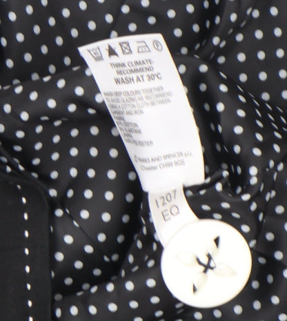 Womens UK Size 14 Marks and Spencer Regular Black Suit Set