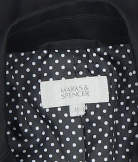 Womens UK Size 14 Marks and Spencer Regular Black Suit Set
