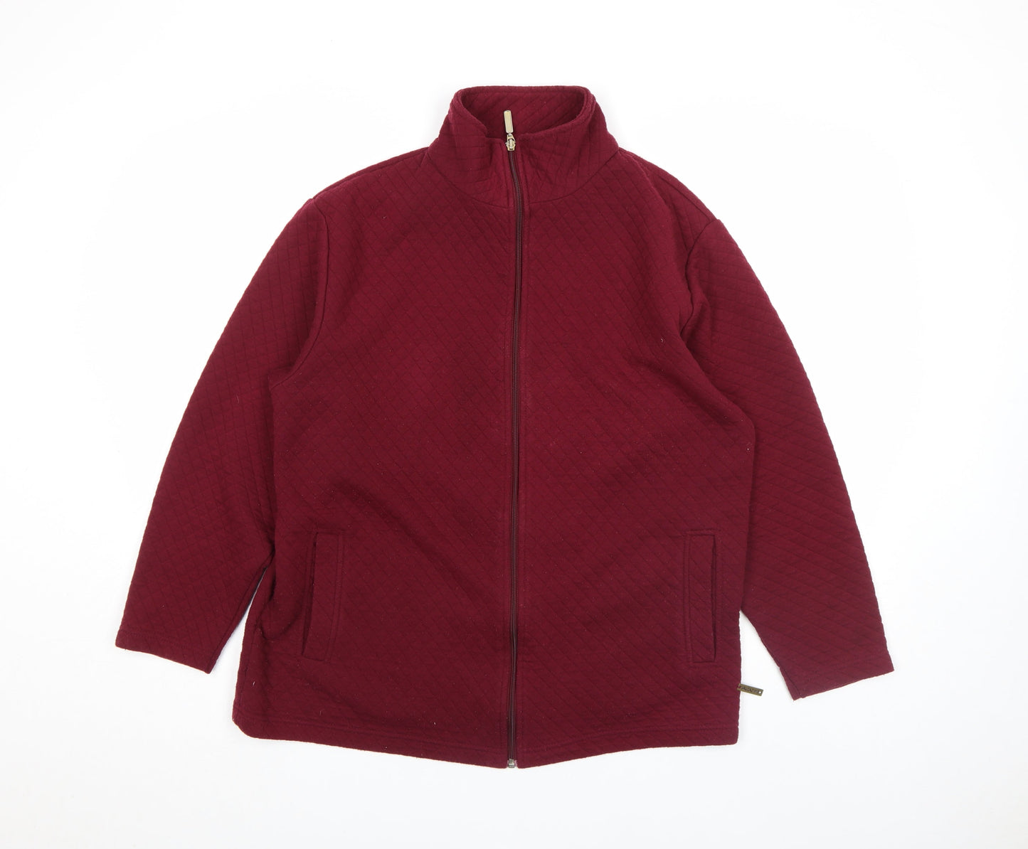 Womens UK Size M Bonmarché Red Basic Jacket