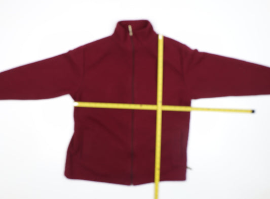 Womens UK Size M Bonmarché Red Basic Jacket