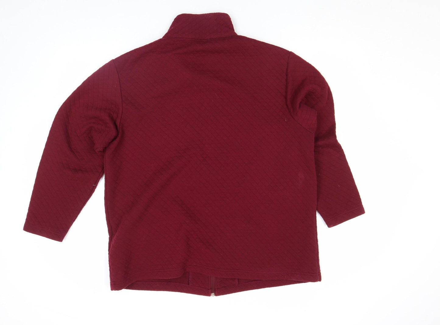 Womens UK Size M Bonmarché Red Basic Jacket