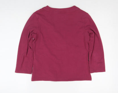 Womens UK Size 14 NEXT Red Tunic T-Shirt