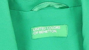 Womens UK Size 12 United Colors of Benetton Regular Green Blazer
