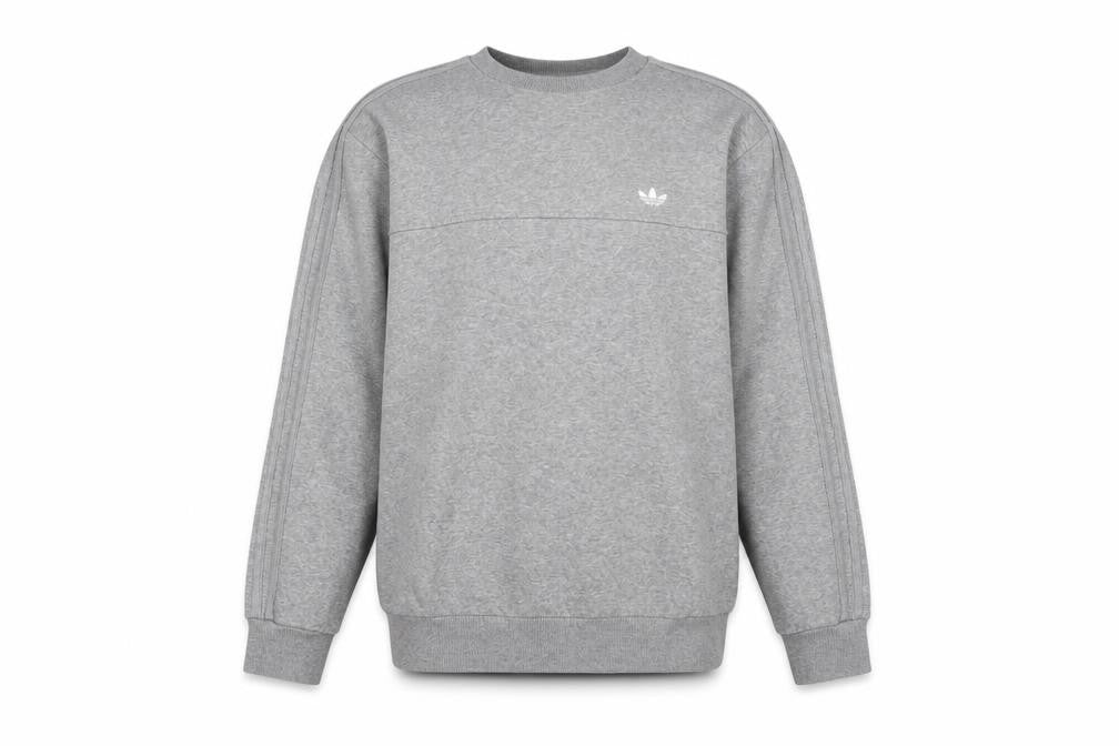 Mens UK Size M adidas Grey Pullover Sweatshirt