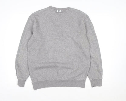 Mens UK Size M adidas Grey Pullover Sweatshirt