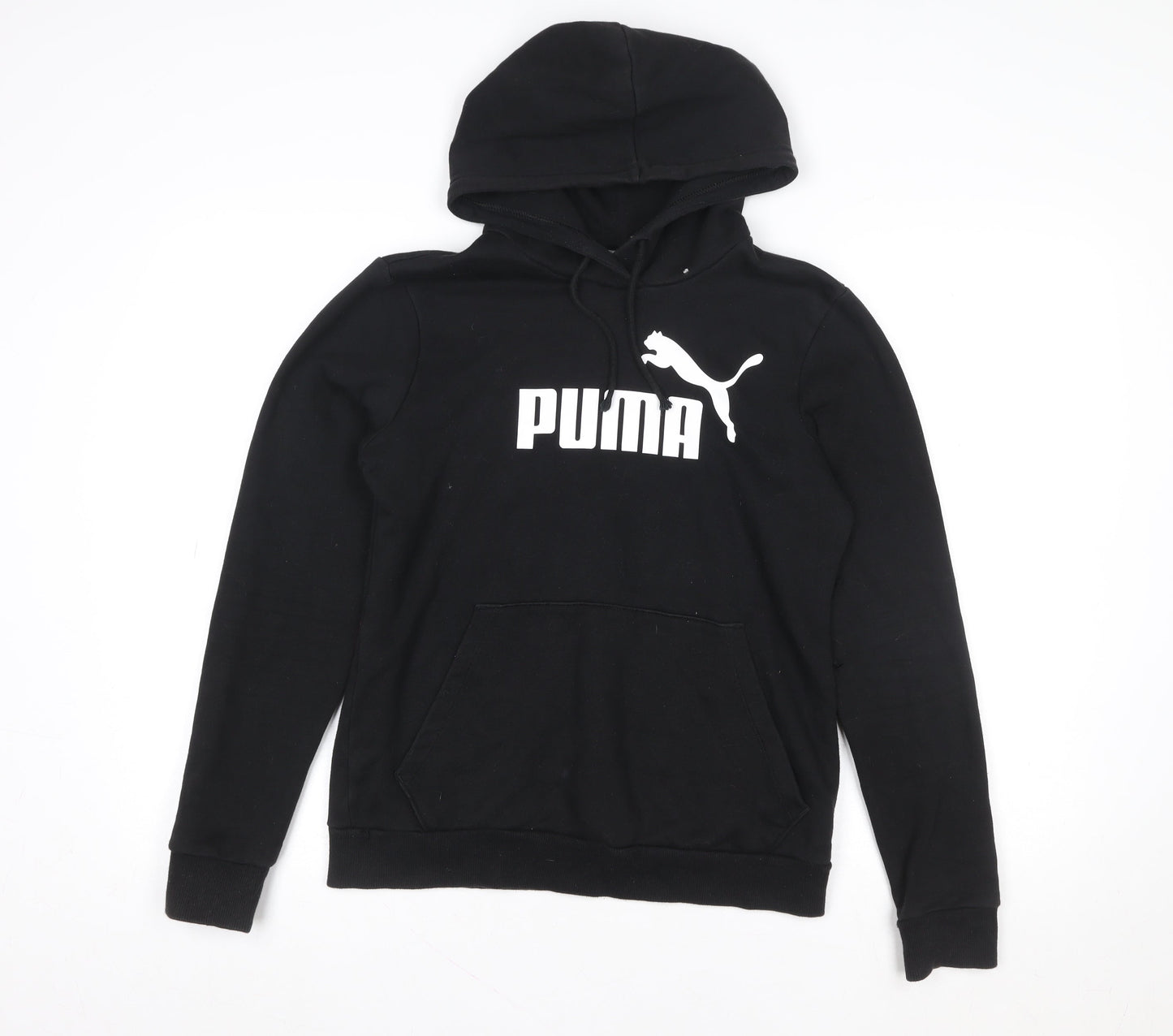 Mens UK Size L PUMA Black Pullover Hoodie