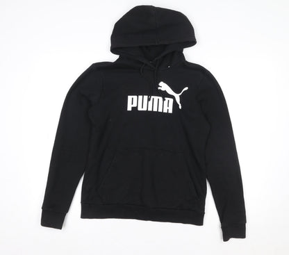Mens UK Size L PUMA Black Pullover Hoodie