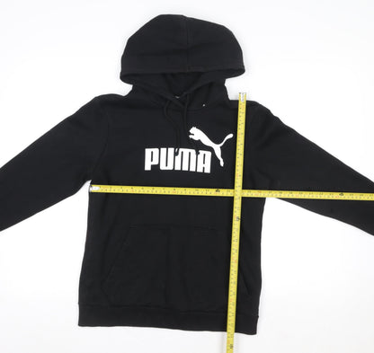 Mens UK Size L PUMA Black Pullover Hoodie