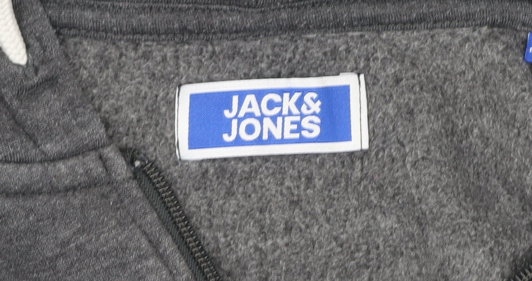 Mens UK Size M JACK & JONES Grey Basic Jacket