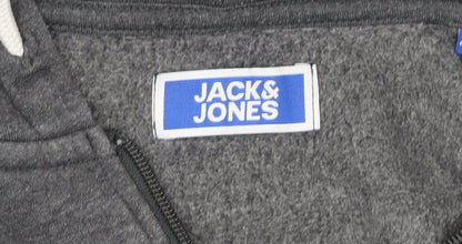 Mens UK Size M JACK & JONES Grey Basic Jacket