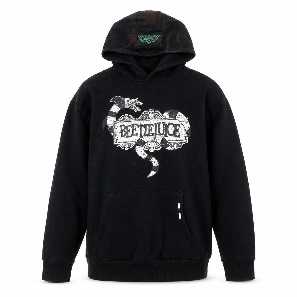 Boys UK Size 13-14 Years Beetlejuice Black Pullover Hoodie