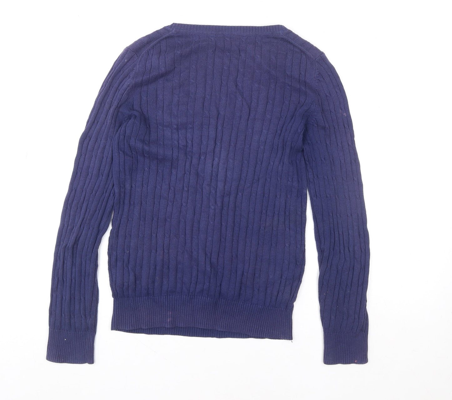 Womens UK Size 10 Crew Clothing Company Blue Pullover Sweatshirt