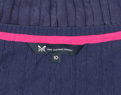 Womens UK Size 10 Crew Clothing Company Blue Pullover Sweatshirt