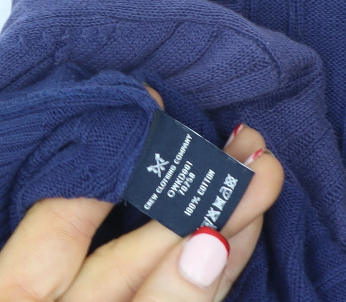 Womens UK Size 10 Crew Clothing Company Blue Pullover Sweatshirt