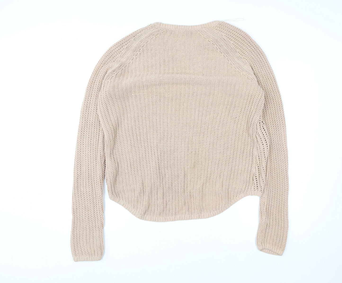 Womens UK Size L H&M Beige Pullover Jumper