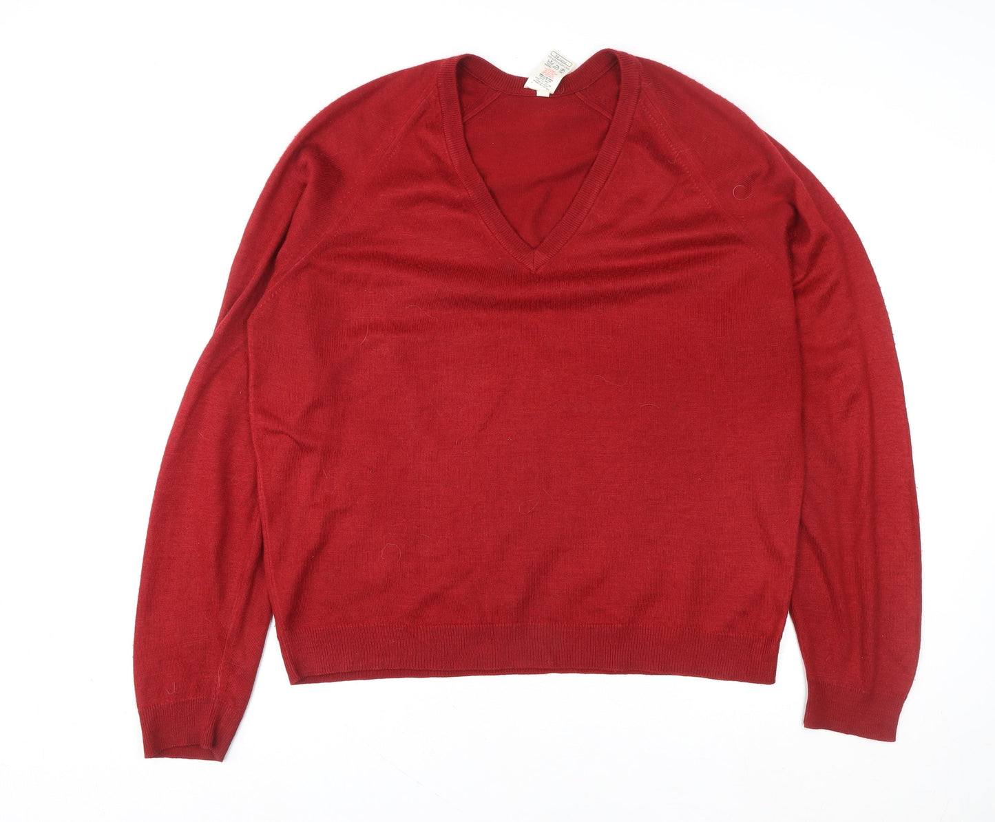 Womens UK Size XL Marks and Spencer Red Pullover Sweatshirt