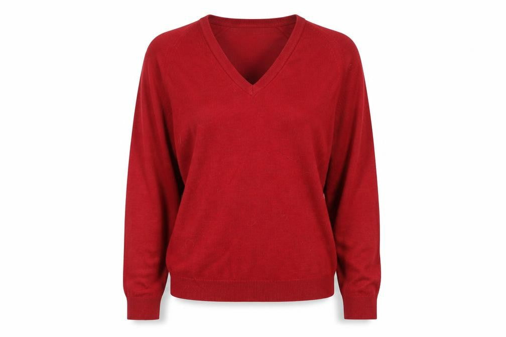 Womens UK Size XL Marks and Spencer Red Pullover Sweatshirt
