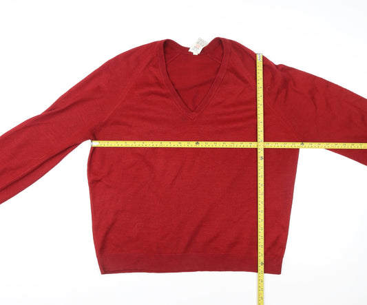 Womens UK Size XL Marks and Spencer Red Pullover Sweatshirt