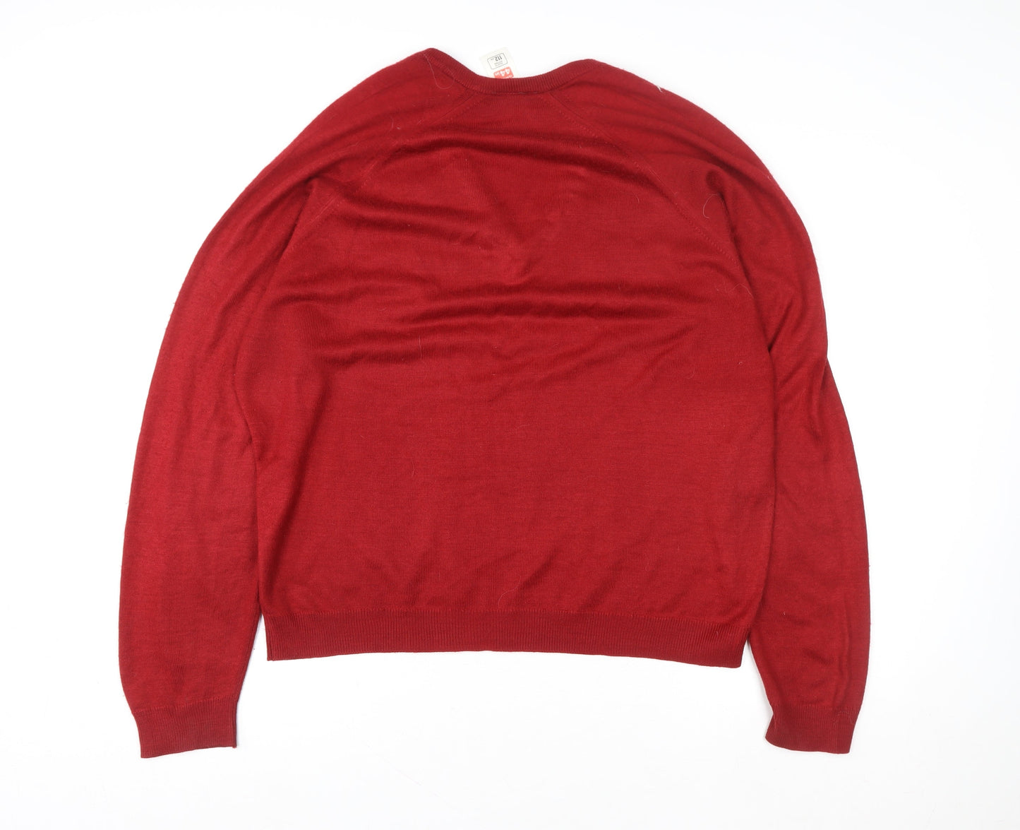 Womens UK Size XL Marks and Spencer Red Pullover Sweatshirt