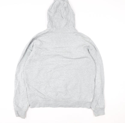 Womens UK Size L Nike Grey Pullover Hoodie