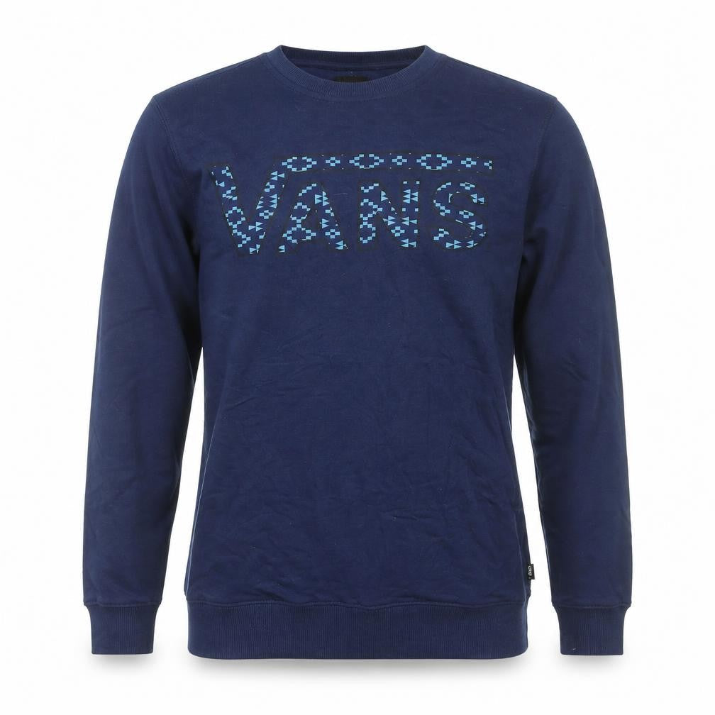 Mens UK Size XS VANS Blue Pullover Sweatshirt
