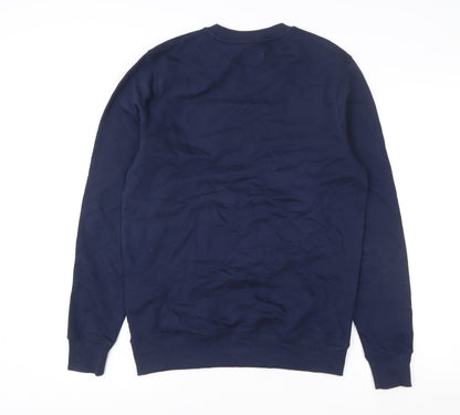 Mens UK Size XS VANS Blue Pullover Sweatshirt