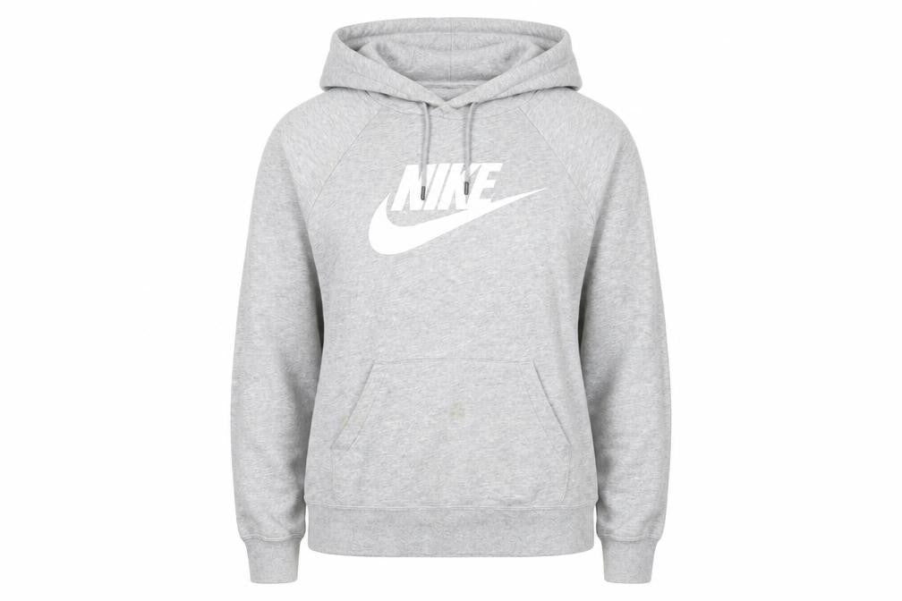 Womens UK Size XS Nike Grey Pullover Hoodie