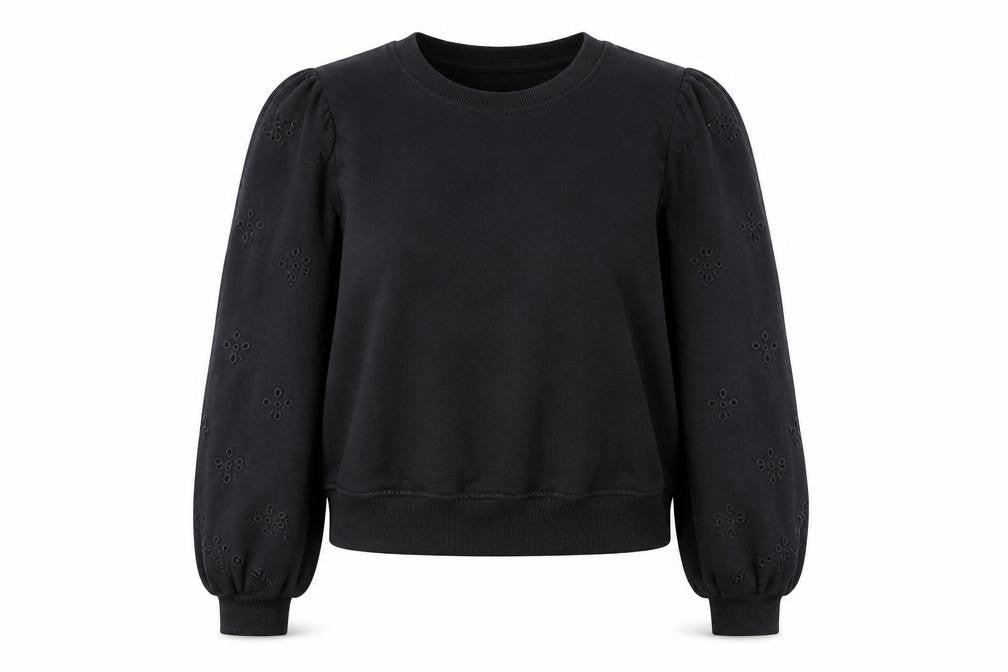 Womens UK Size 12 H&M Black Pullover Sweatshirt