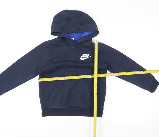 Boys UK Size 6-7 Years Nike Blue Pullover Hoodie