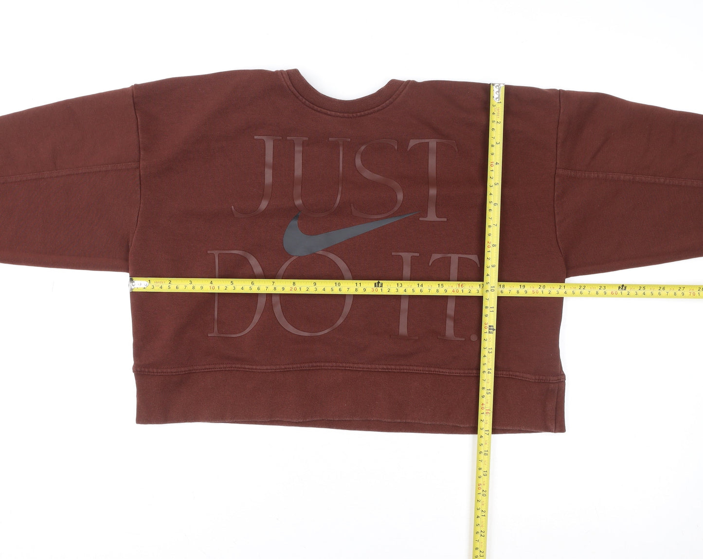 Womens UK Size S Nike Brown Pullover Sweatshirt