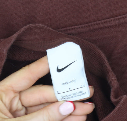 Womens UK Size S Nike Brown Pullover Sweatshirt
